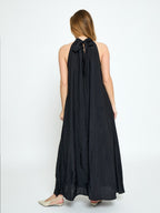 Opeya Solid Halterneck Dress