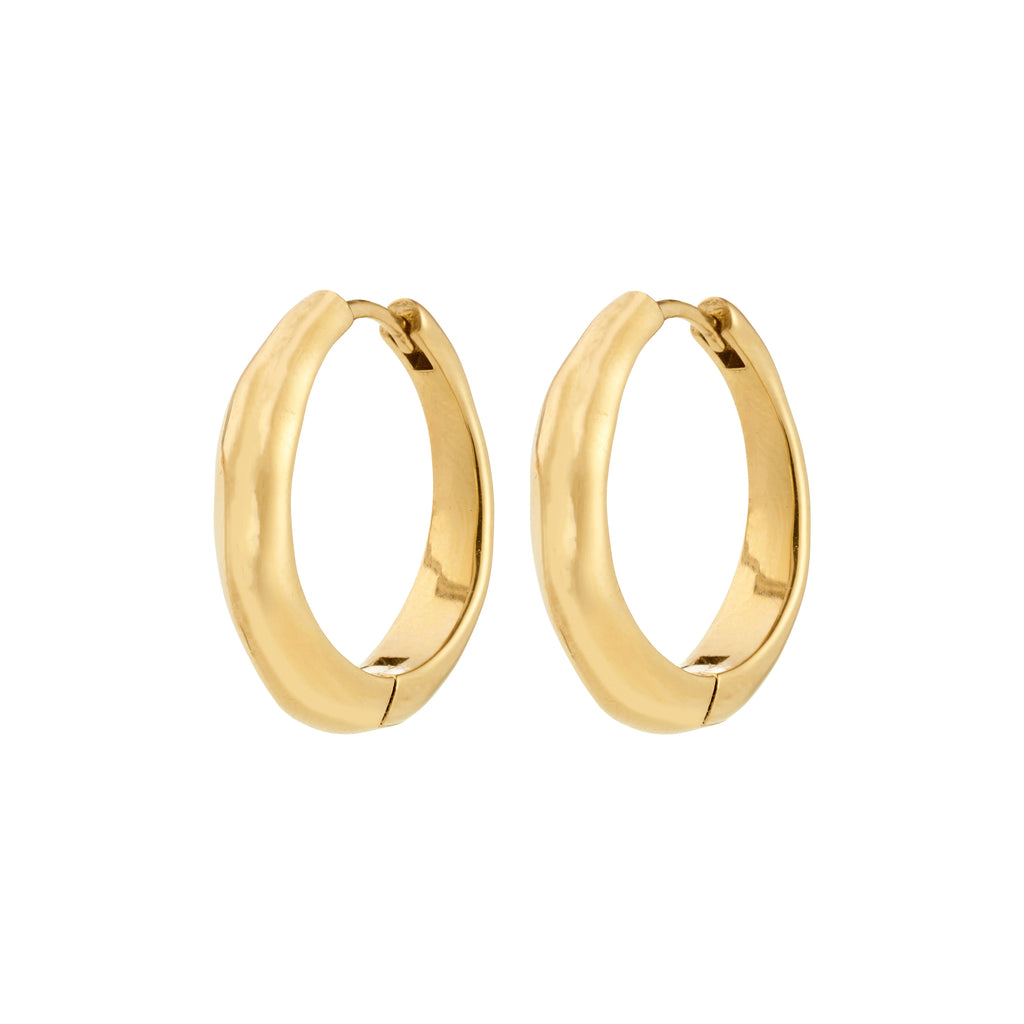 HARRISON hoops gold-plated Medium