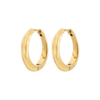 HARRISON hoops gold-plated Medium