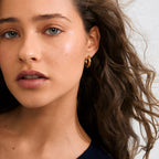 HARRISON hoops gold-plated Medium