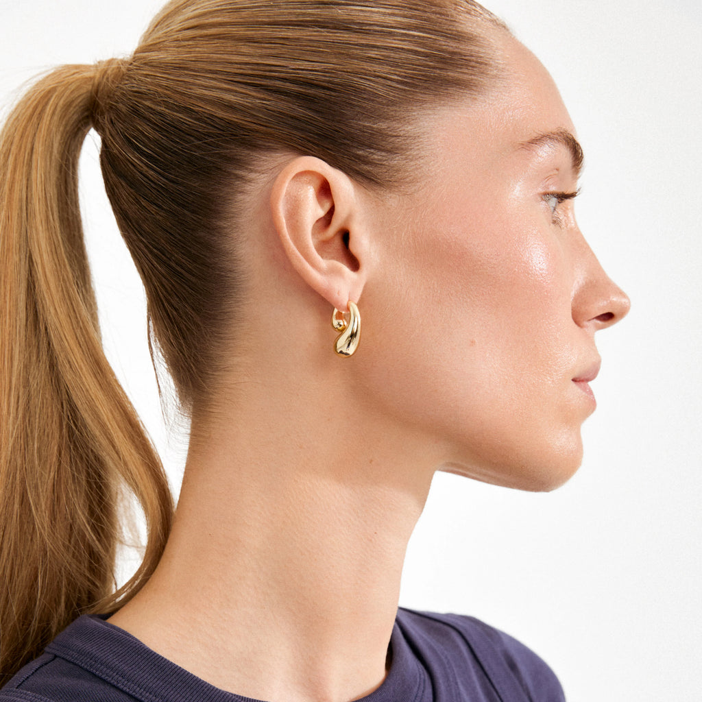 Jennings earrings gold plated