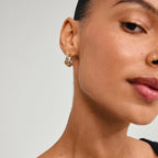 Trust earrings gold plated
