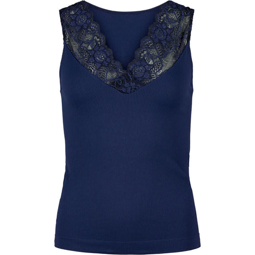 Belen Rib V-lace Topje