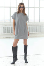 LanceCC Sweat Dress Grey Melange
