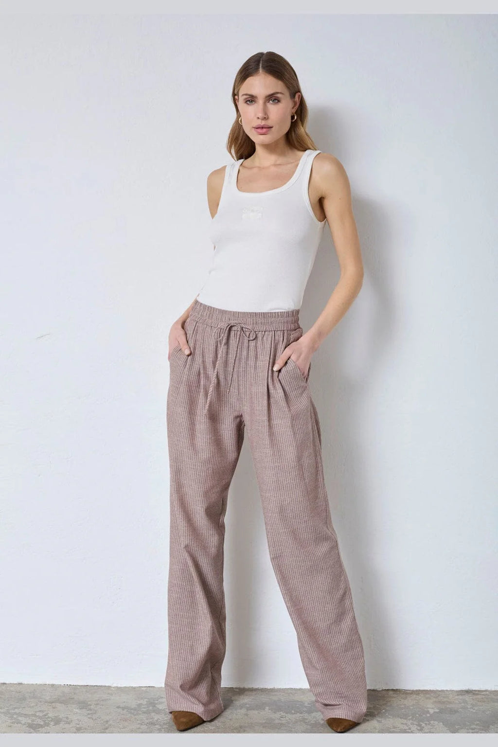JihoCC Stripe LL Pant