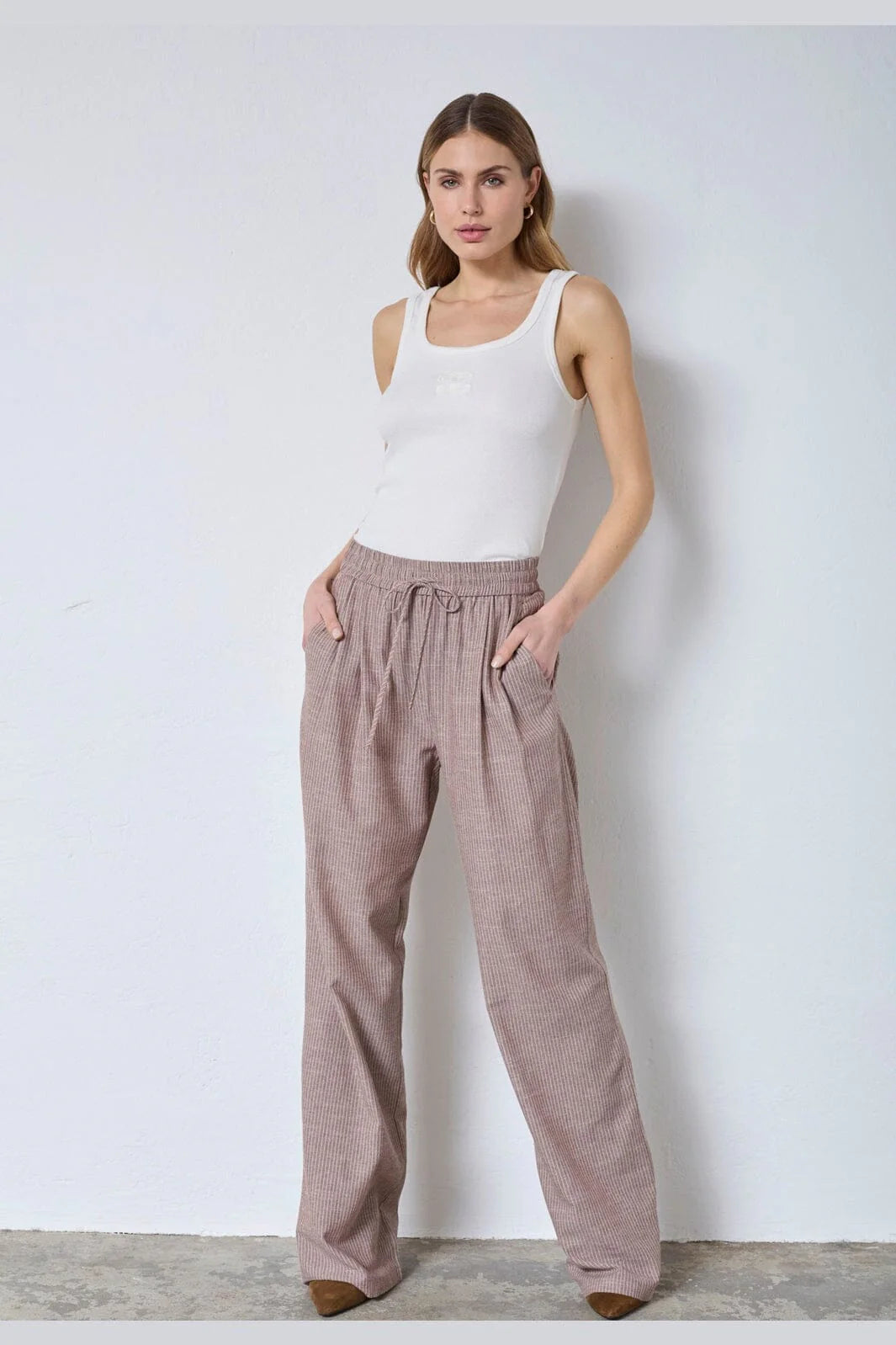 JihoCC Stripe LL Pant