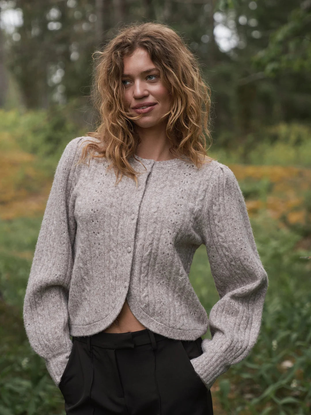 Koteas Cable Knit Cardigan