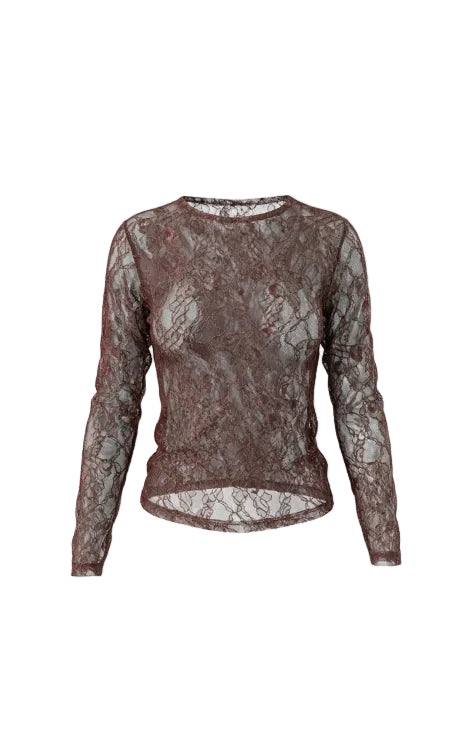 Tonny Lace round neck LS