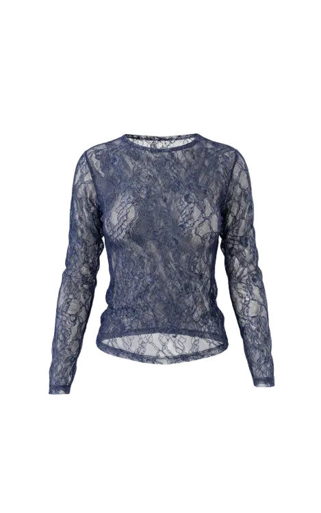 Tonny Lace round neck LS