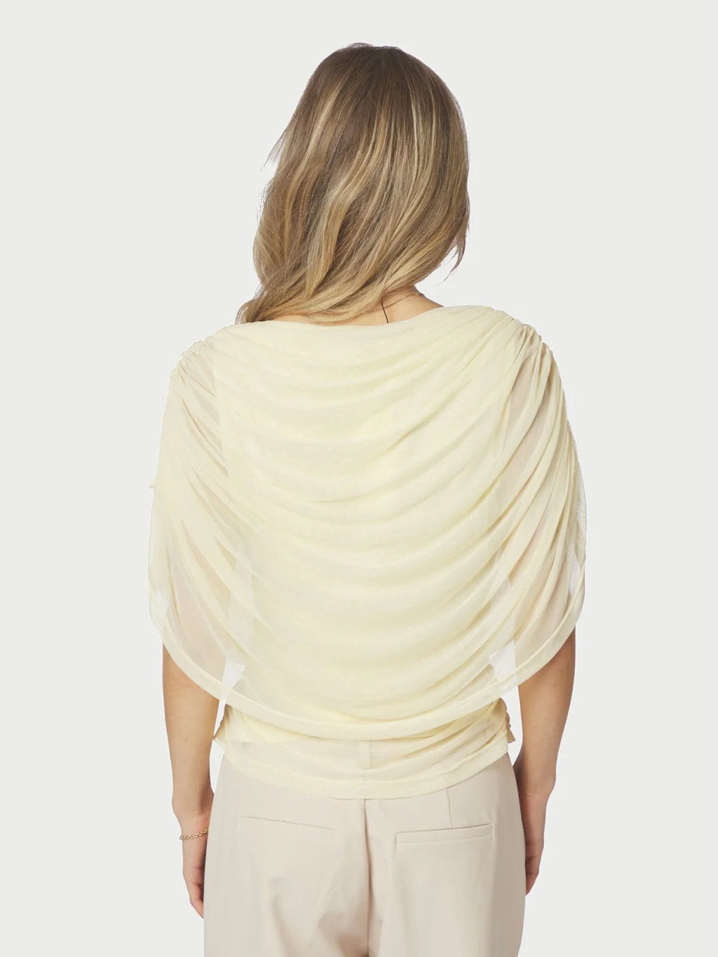 Cottuna Drapy Mesh Top