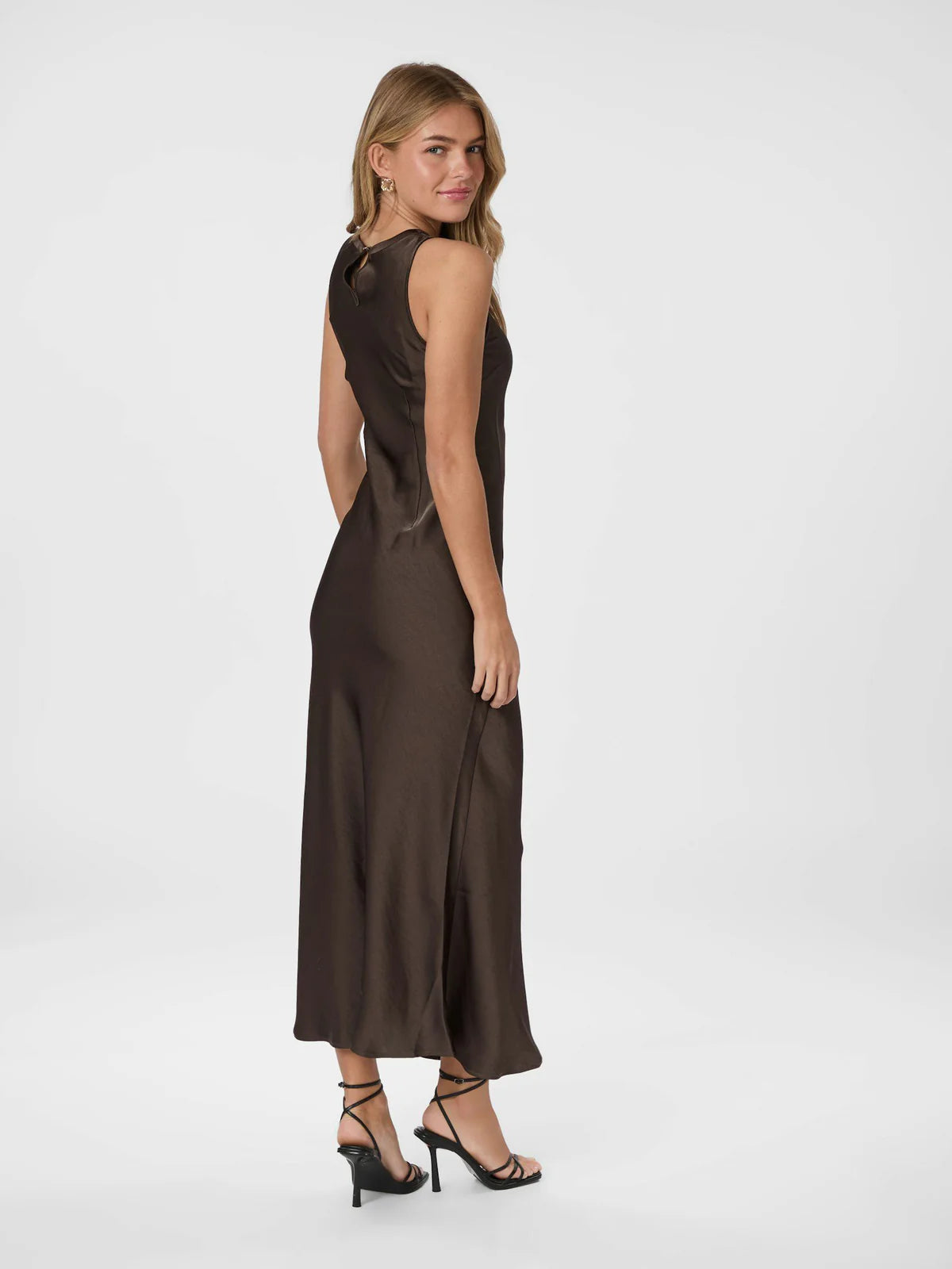 Celinie heavy sateen dress