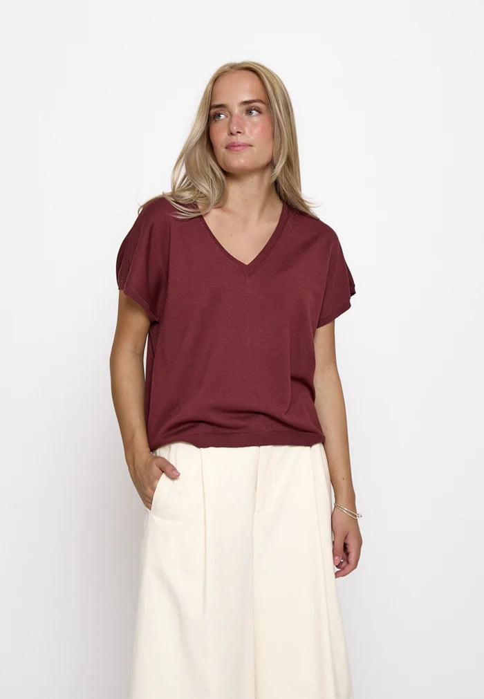 Peyton Batsleeve Knit T-Shirt