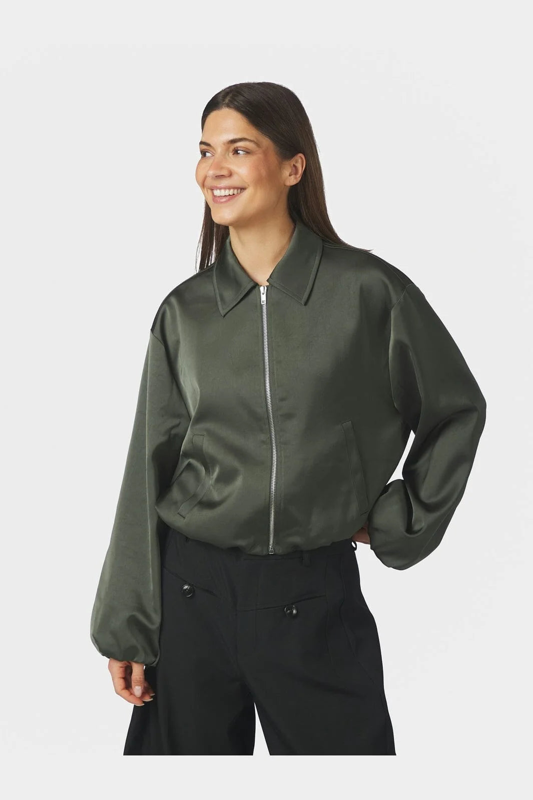 Denielle Heavy Sateen Jacket