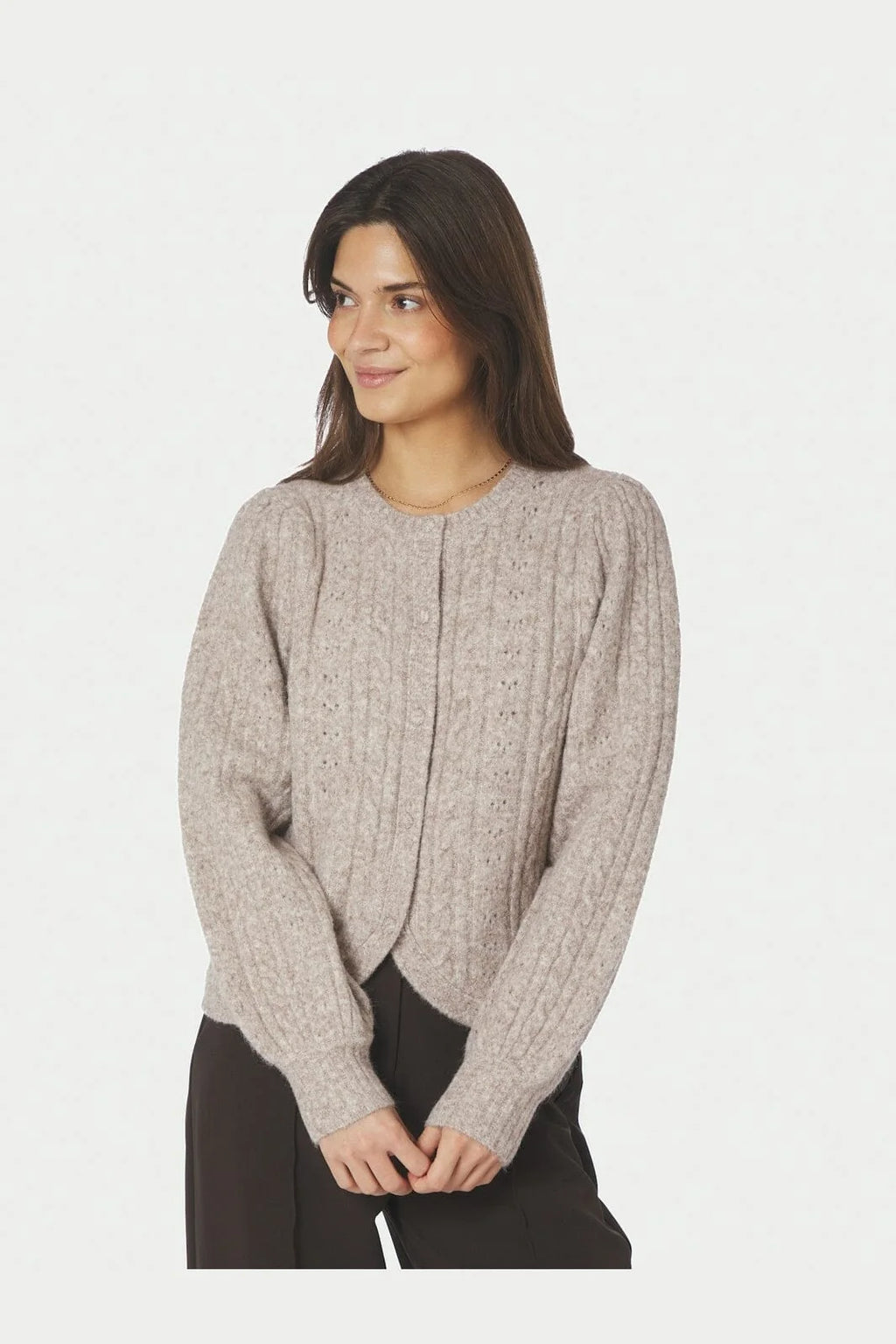 Koteas Cable Knit Cardigan