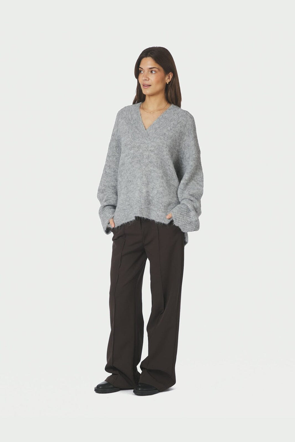 Melli Fluffy Knit Blouse