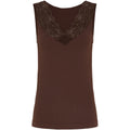 Belen rib v-lace top