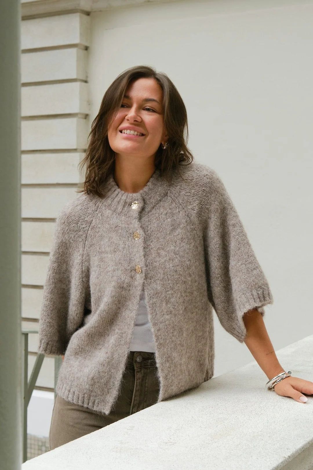 Benuta Fluffy Knit Cardifgan