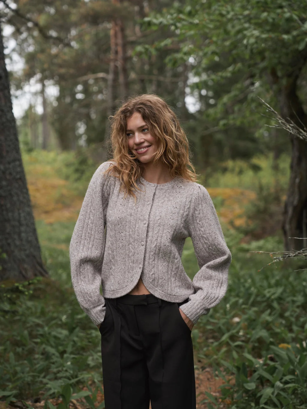 Koteas Cable Knit Cardigan