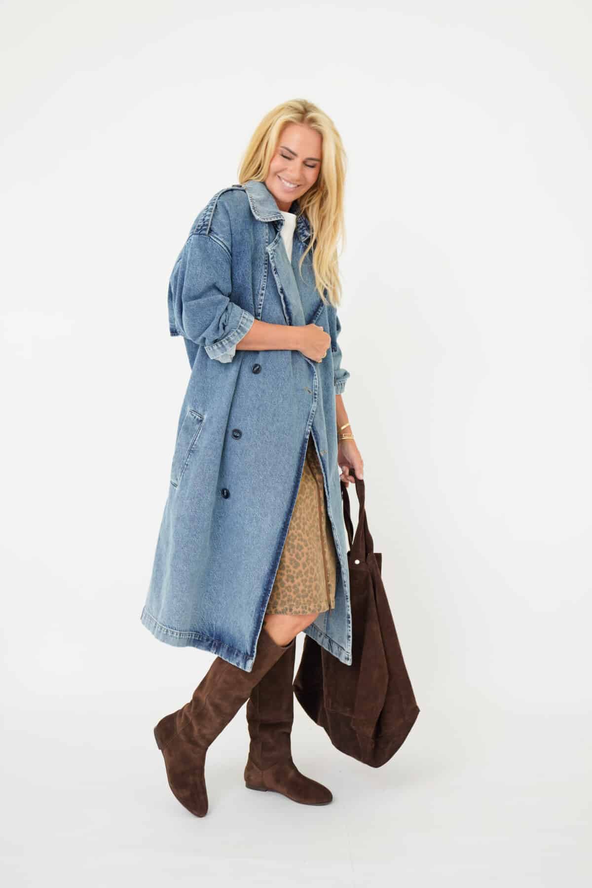 Dyon Trench Denim Coat