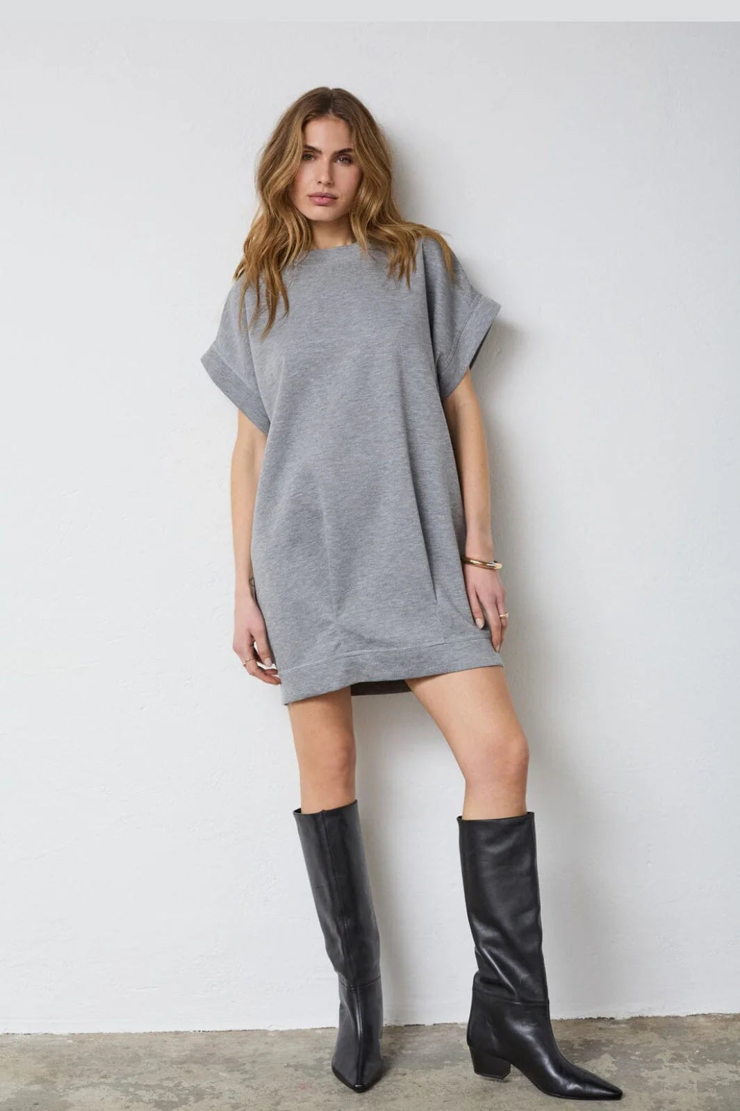 LanceCC Sweat Dress Grey Melange