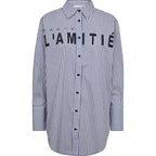Stripe Chest Logo Shirt