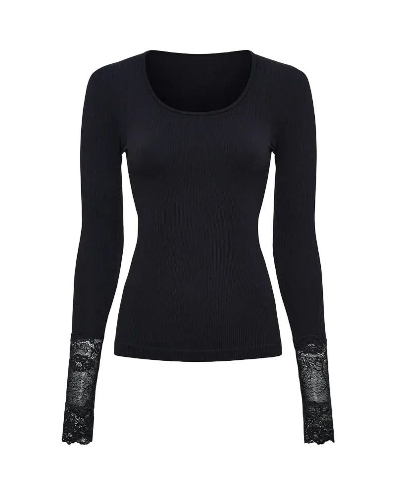 Mary  Top Costina Lace Longsleeve