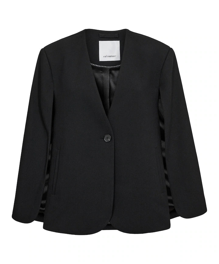 Vola Cape Button Blazer