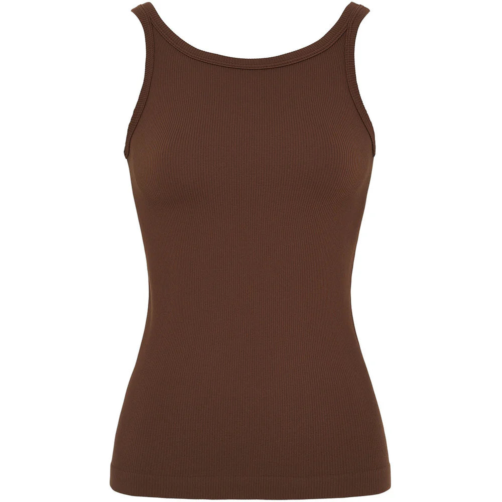 Lone rib tank top