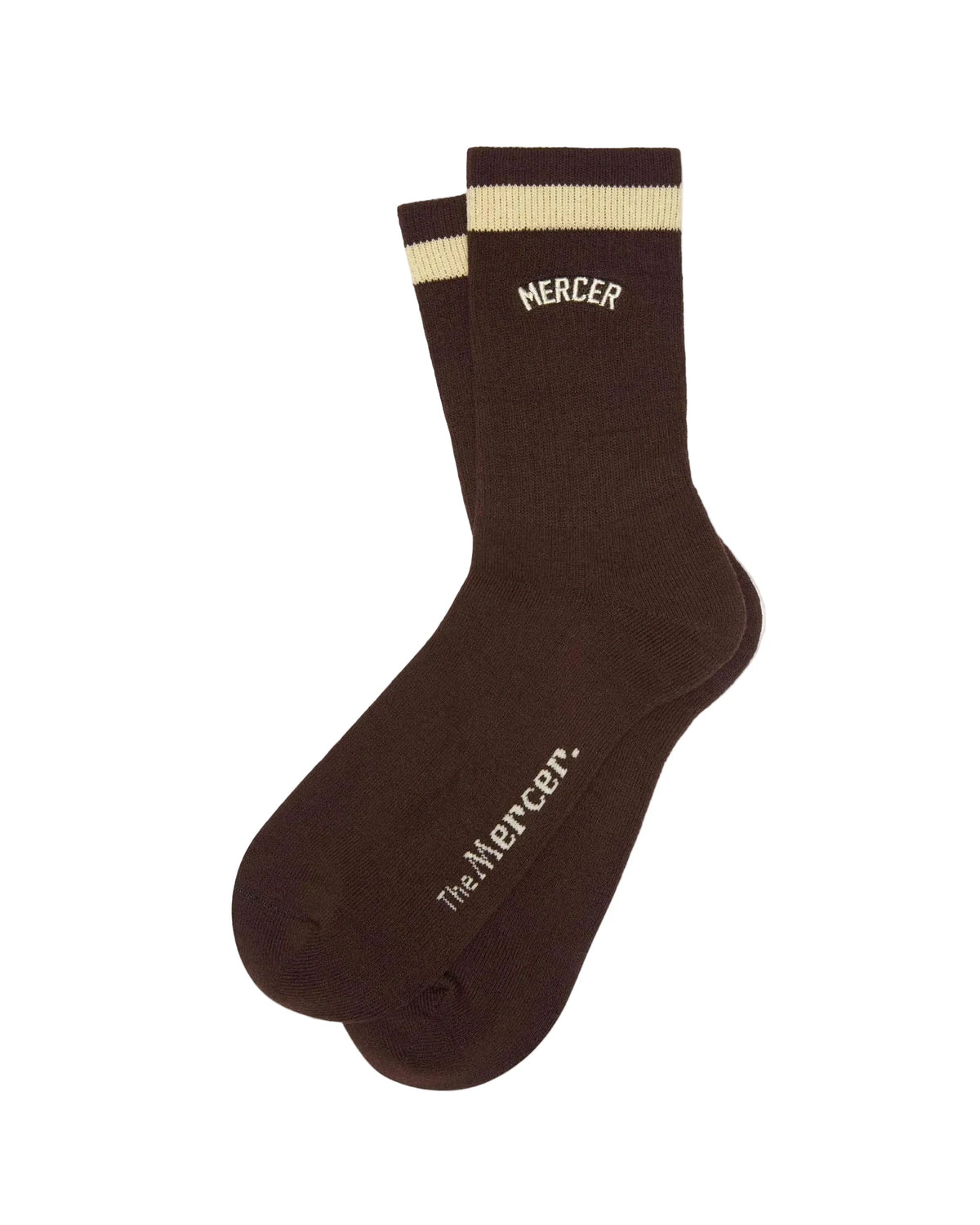 The Mercer Signature Socks Brown
