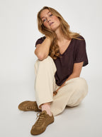 Carlina Batsleeve Knit Tee.