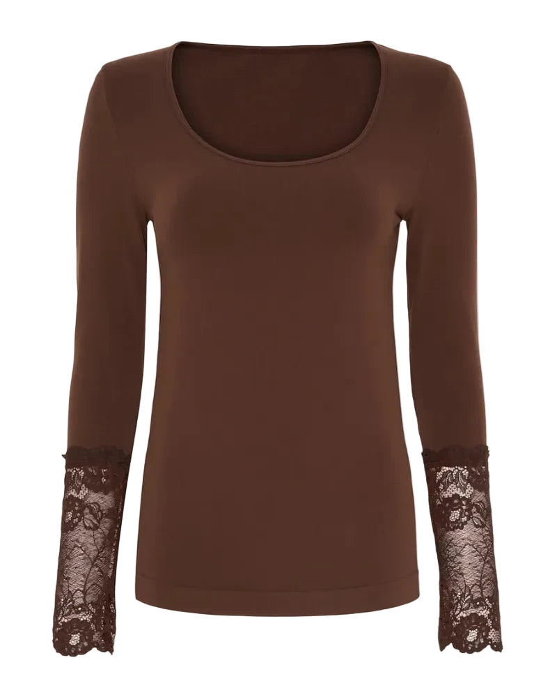 Mary  Top Costina Lace Longsleeve