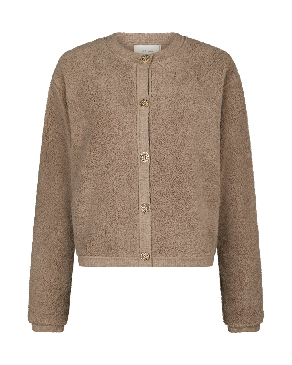 Limo Fluffy Knit Cardigan
