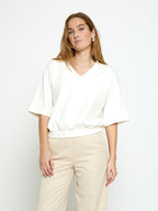 Fiola Gots V-neck T shirt