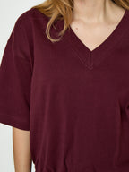 Fiola Gots V-neck T shirt