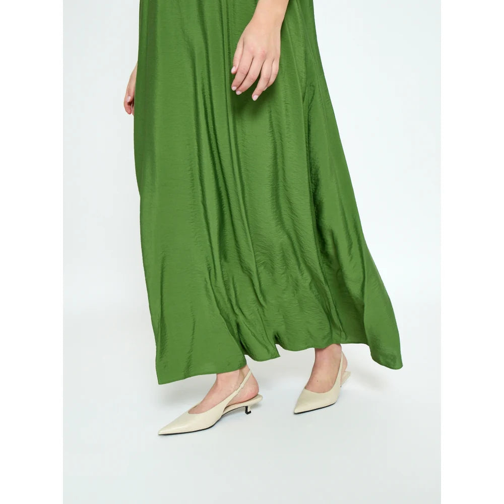 Opeya Solid Halterneck Dress