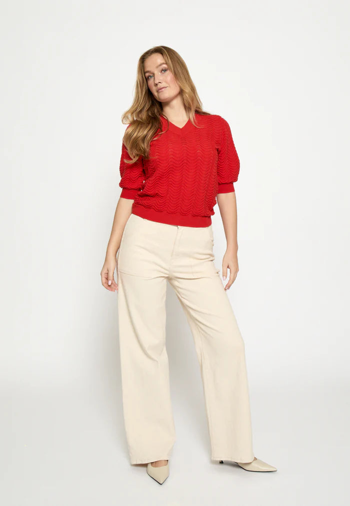 Ruthia V-Neck Pullover