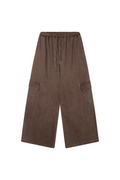 Mila Ladies Woven Washed Wide Leg Cardgo Pants