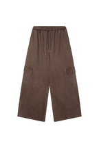 Mila Ladies Woven Washed Wide Leg Cardgo Pants