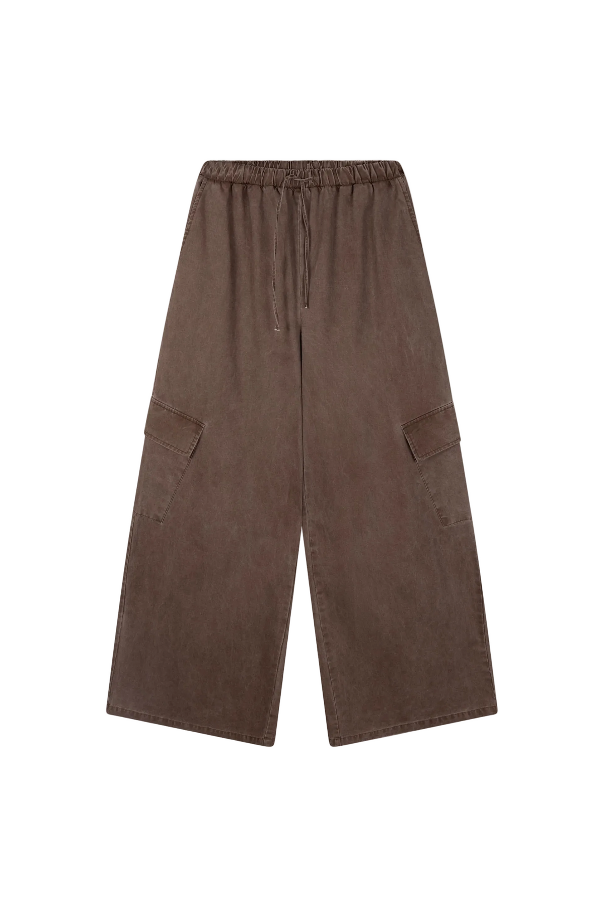 Mila Ladies Woven Washed Wide Leg Cardgo Pants