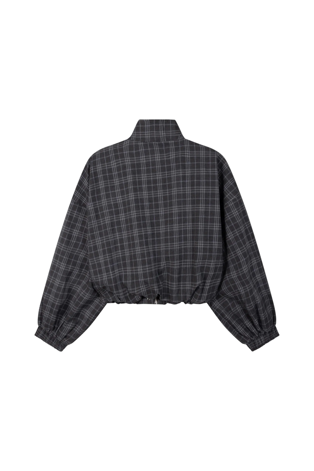 Skye Ladies Woven Oversized Check Jacket