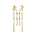 Reggie earrings gold plated