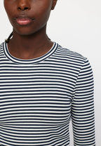Fenja Stipe O-Neck Top