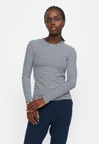 Fenja Stipe O-Neck Top
