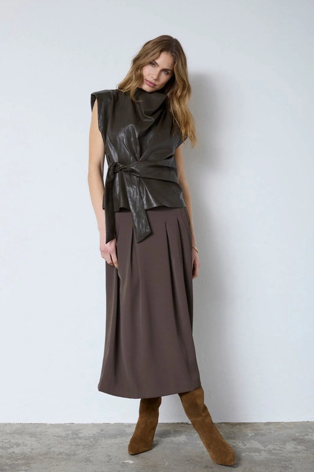 Gitt Pleat Top