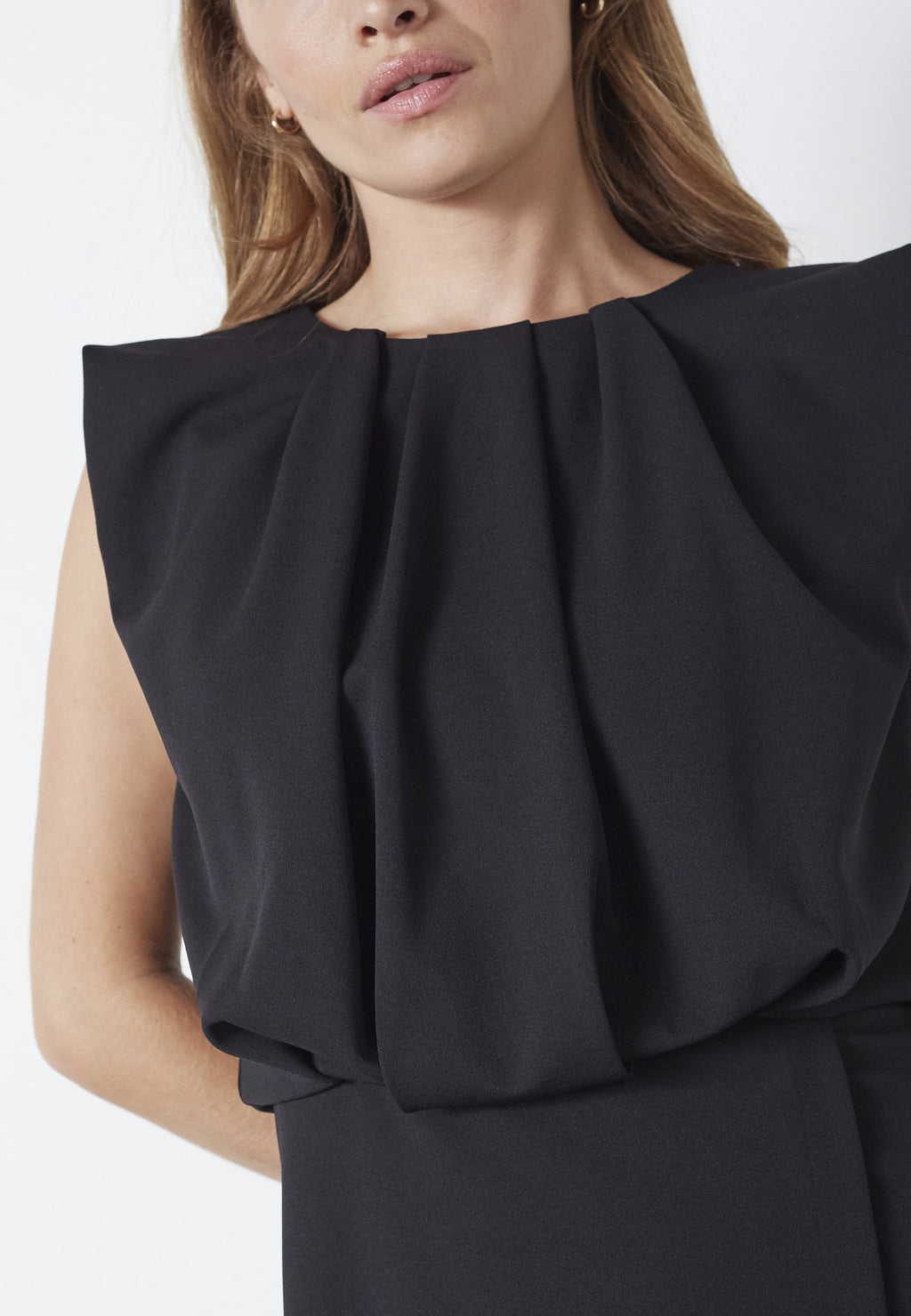 Falcon Pleat Mini Dress