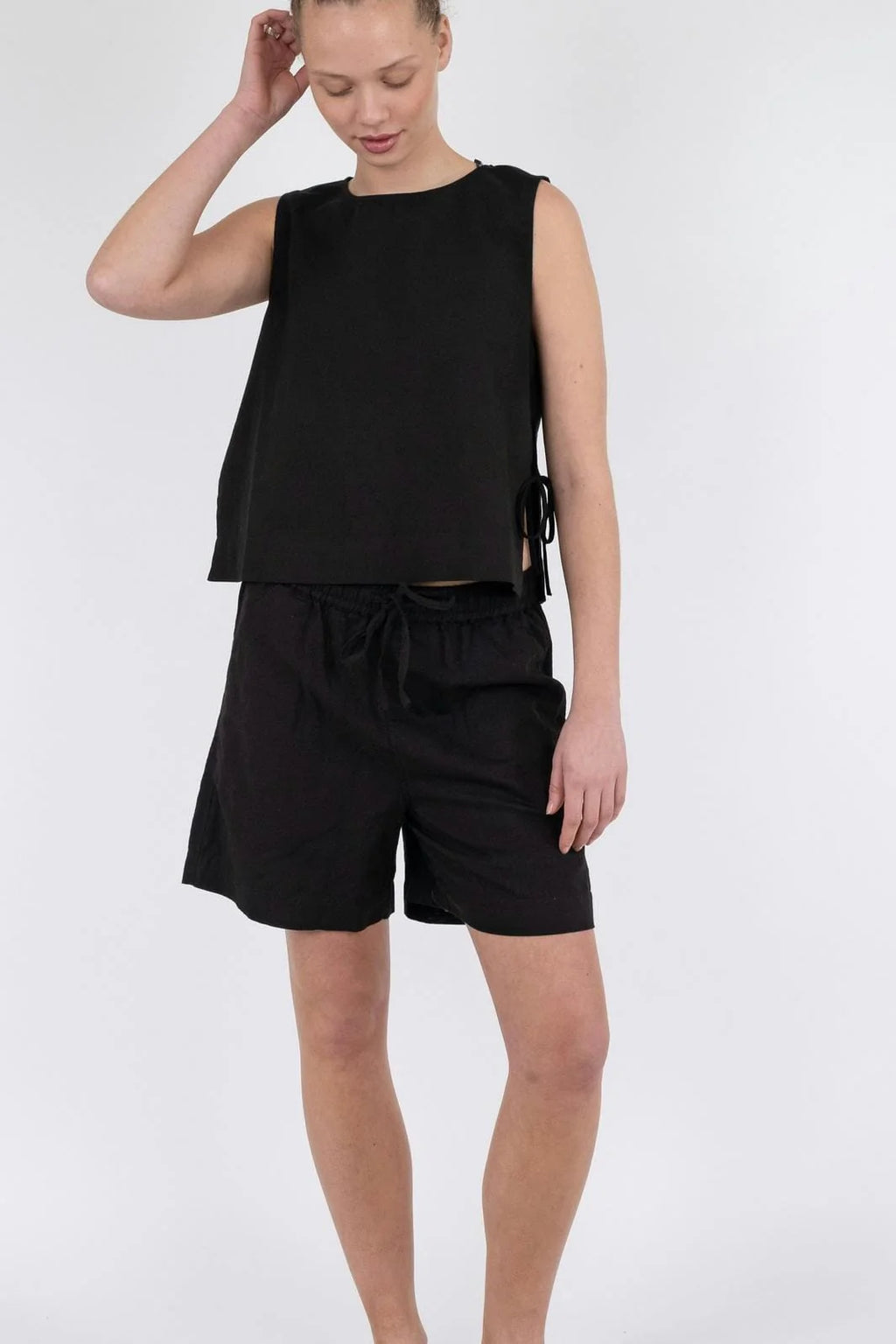Svetlana Linen Top