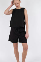 Svetlana Linen Top