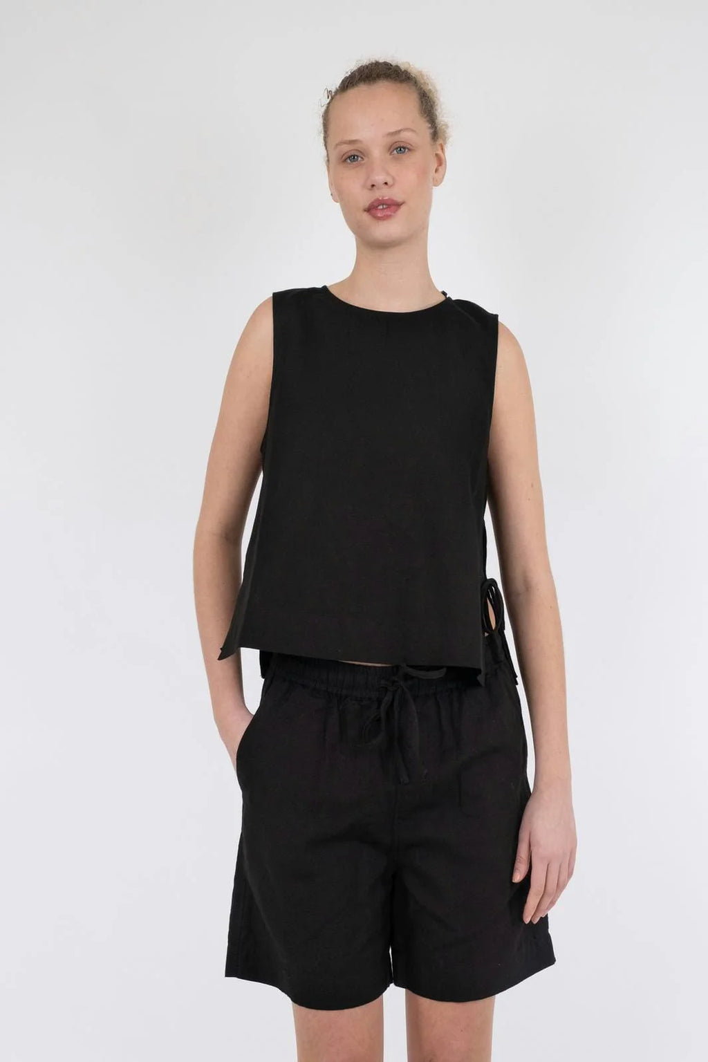Svetlana Linen Top