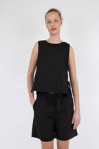 Svetlana Linen Top