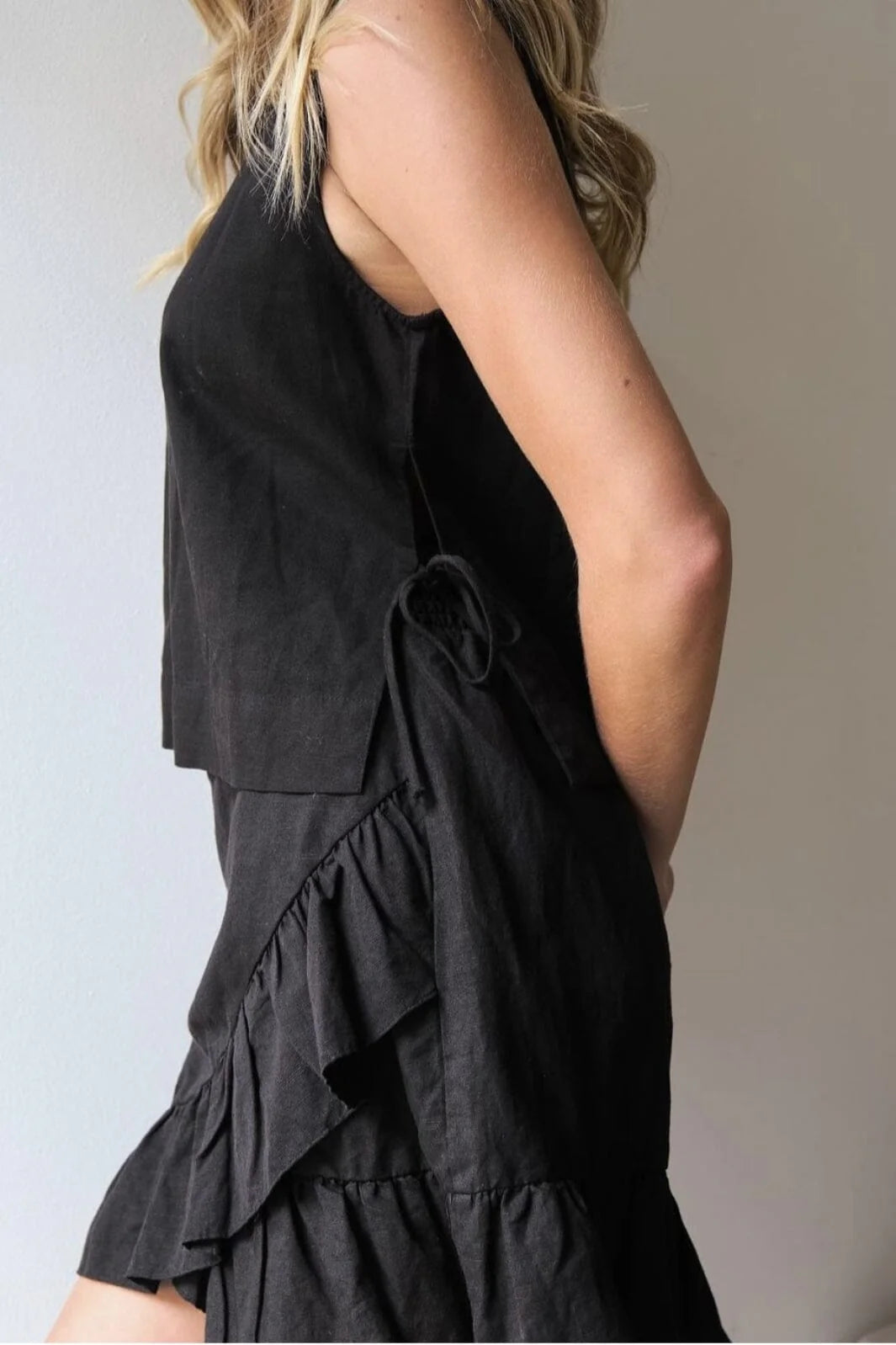 Svetlana Linen Top